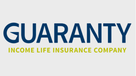 A guaranty life insurance company logo.