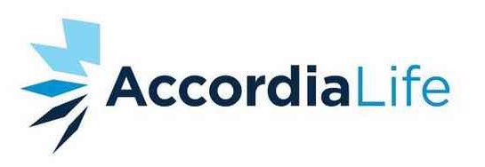 A logo of accordian