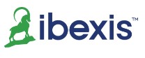A blue and white logo of the ibex group.